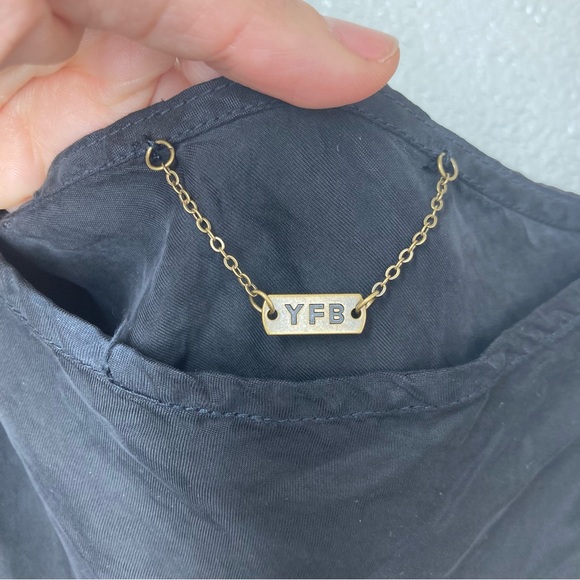 YFB YOUNG FABULOUS & BROKE Elodie Black One Shoulder Maxi Cupro Dress XS - Picture 14 of 16